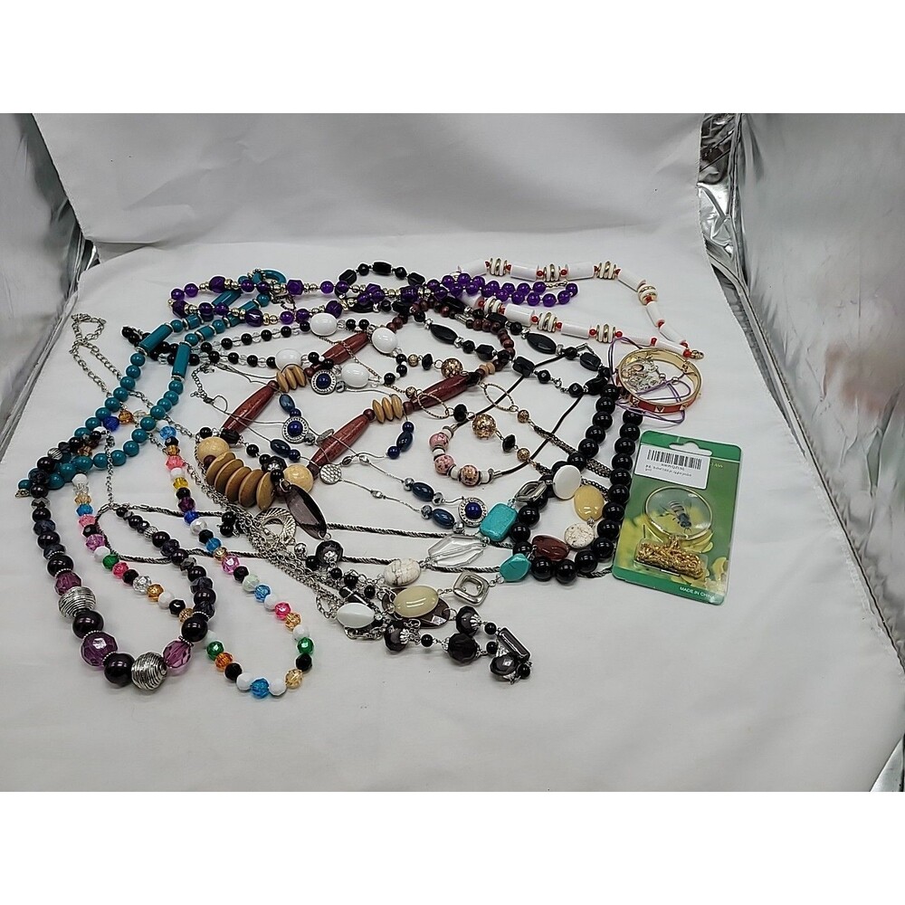 Lot 1.8 Lbs Bulk Lot of Vintage To Modern Jewelry Wearable  Resellable